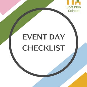 Soft Play Event Day Schedule