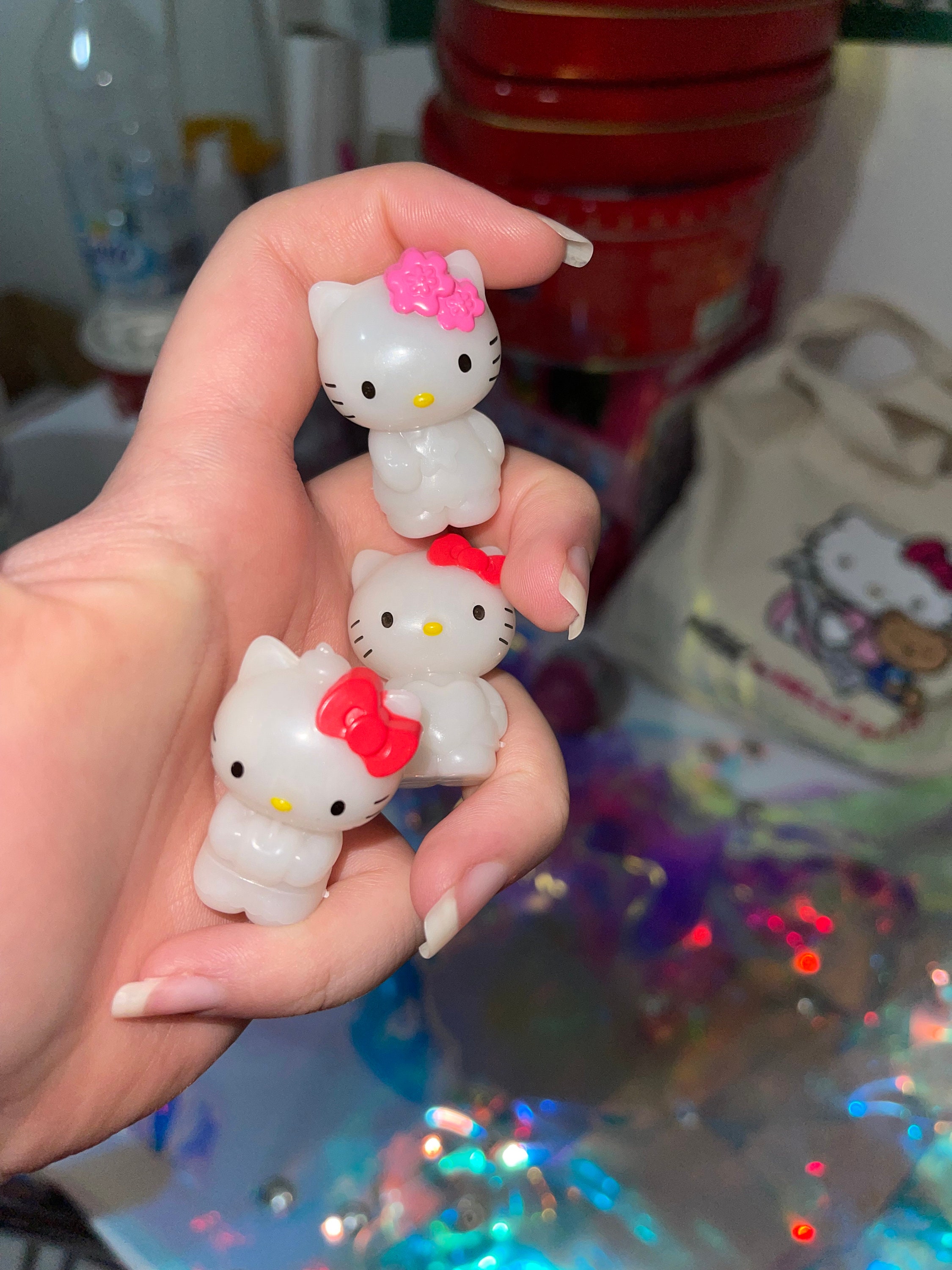 Hello Kitty Minifigures, Sanrio Mini Toy, Cute Kitty Gift, Hello Kitty