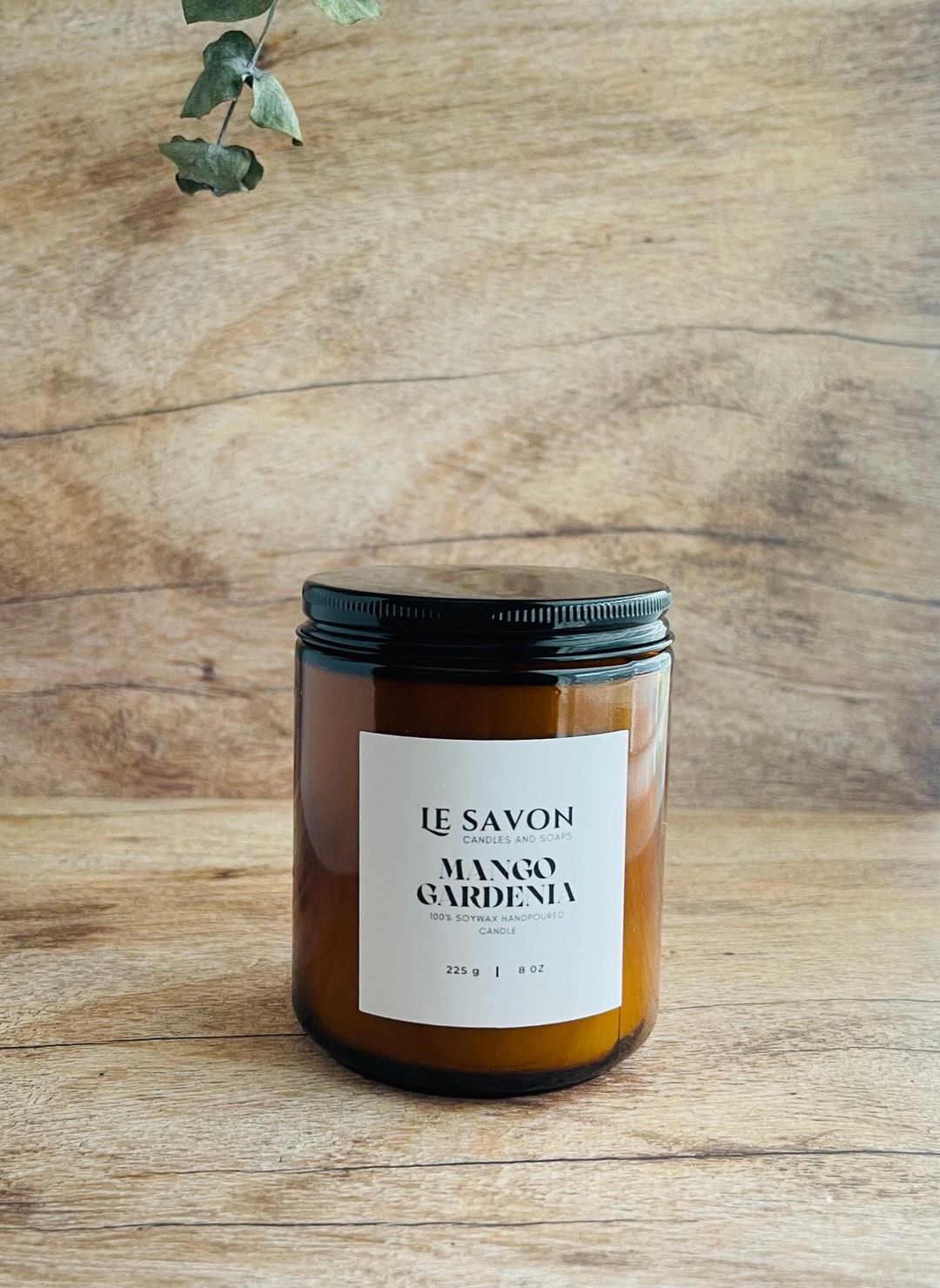Soy Candle in Brass Lassi Cup - Gardenia