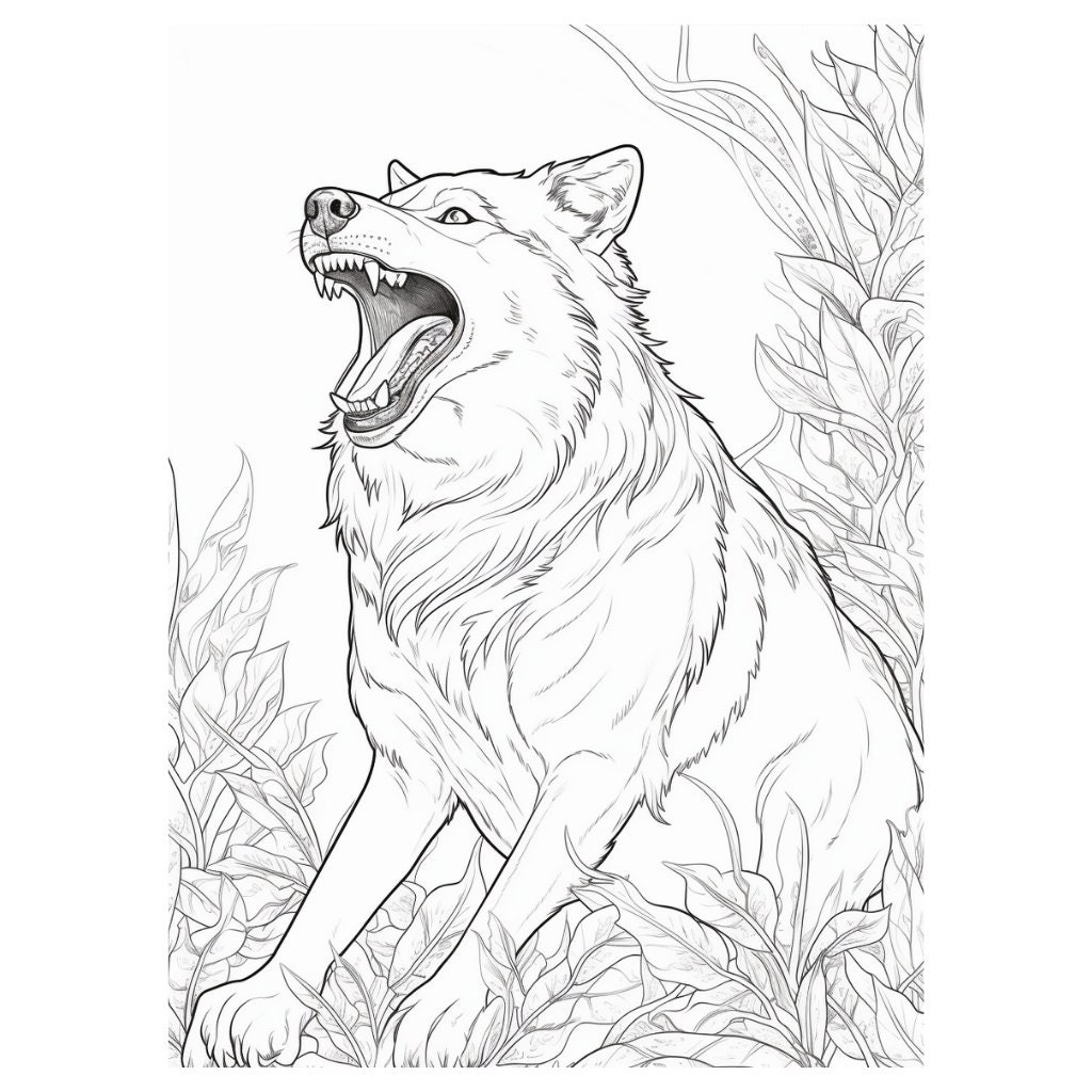 10 'wolves' Adult Coloring Pages, Adult Coloring, Coloring for Adults ...