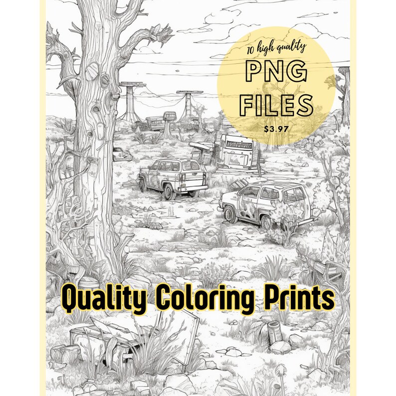 Adult Coloring Pages 10 Post Apocalyptic Coloring Pages, Adult Coloring ...