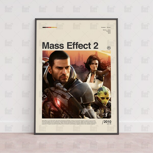 Mass Effect Wall Art - Etsy