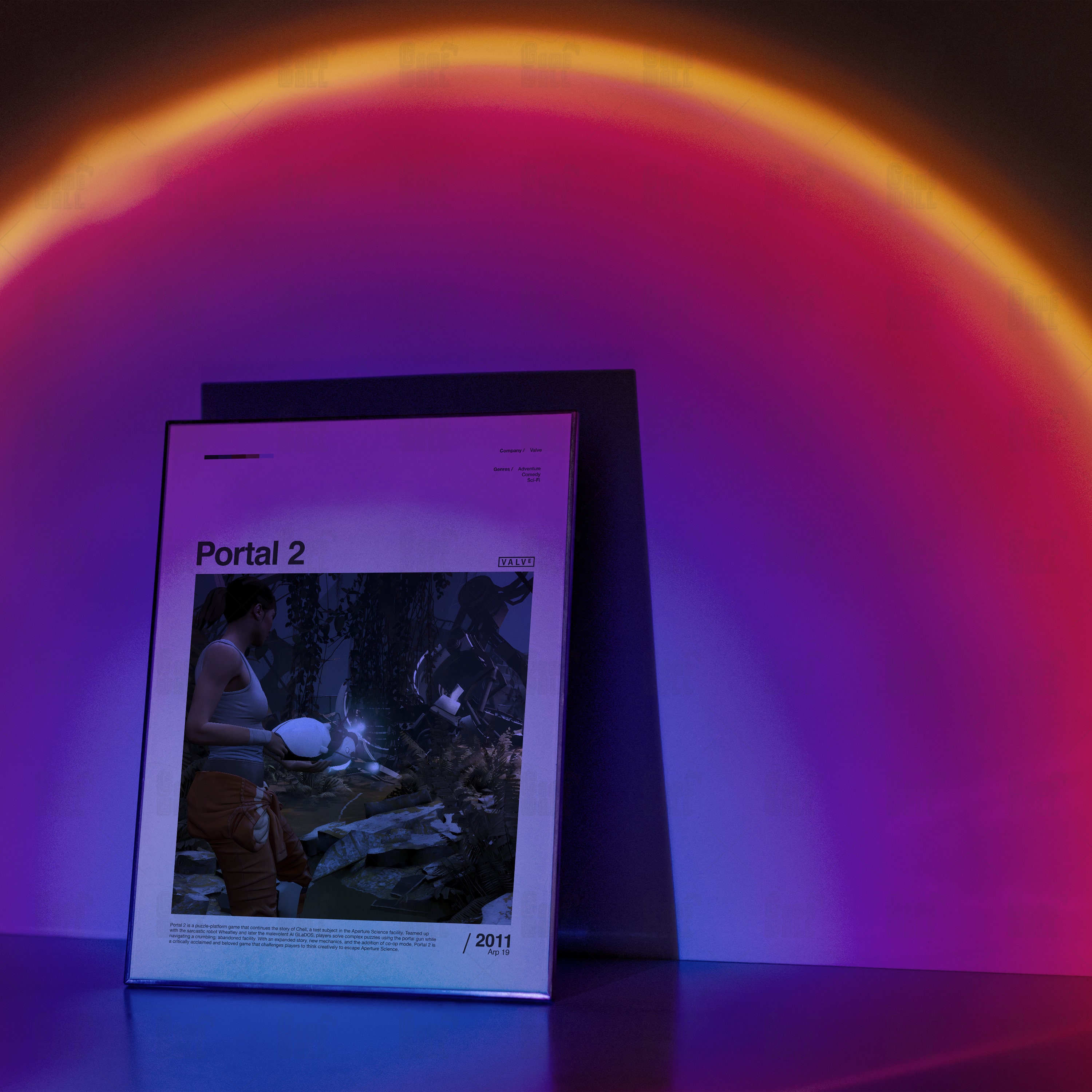 portal-2-poster-gaming-room-poster-gaming-wall-poster-etsy-australia