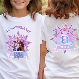 KPOP Birthday T-Shirt | Custom Name Age | 100% Cotton Crew Neck