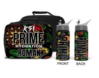 PERSONALISED PRIME Lunch Bag and/or Water Bottle