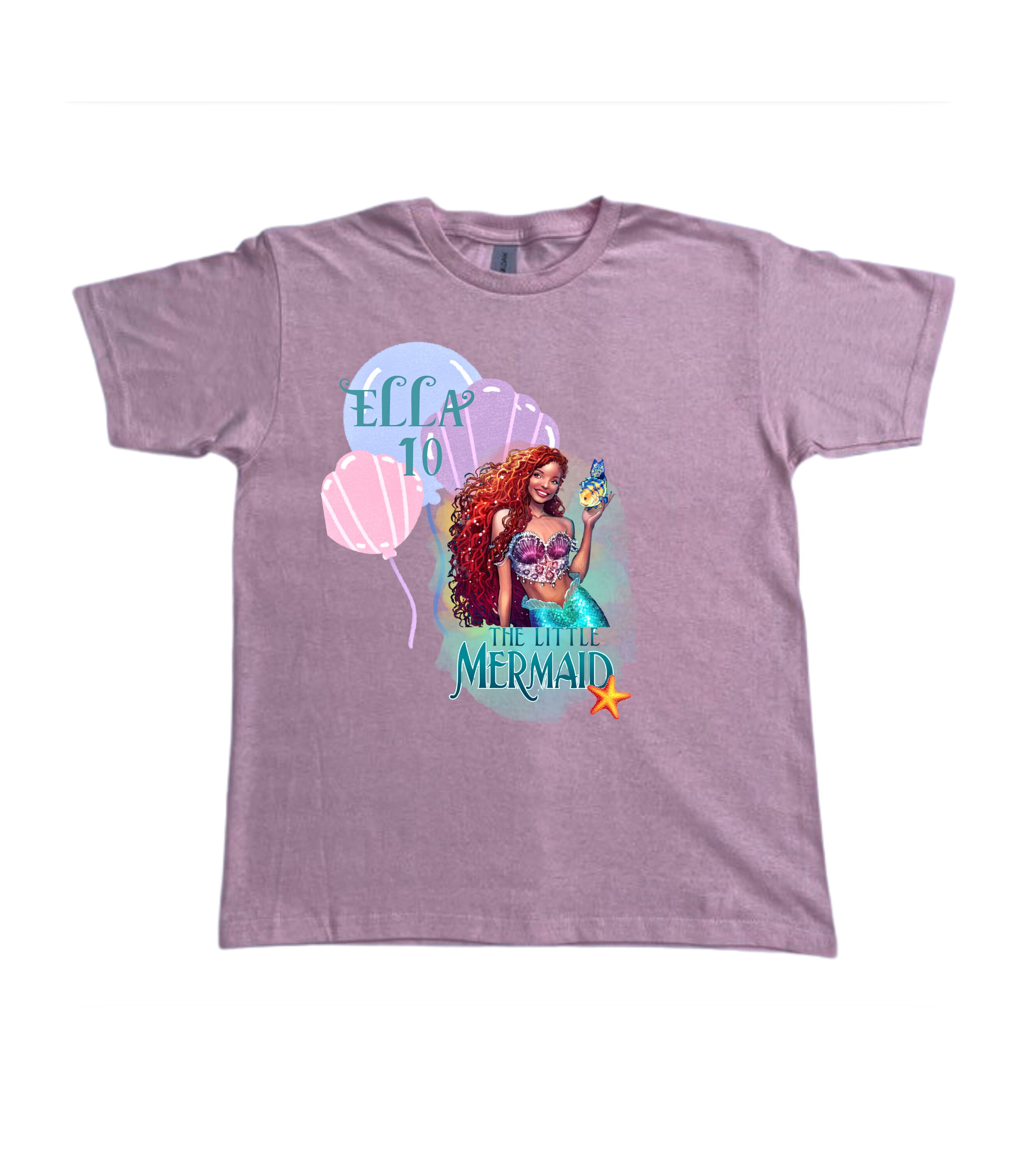 boys little mermaid shirt