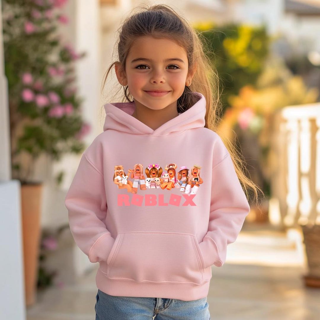 Roblox Personalised Gaming Hoodie GIRLS ROBLOX Jumper Hoodie