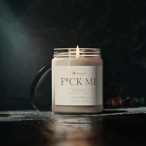 F*ck Me Aphrodisiac Soy Candle, 9oz