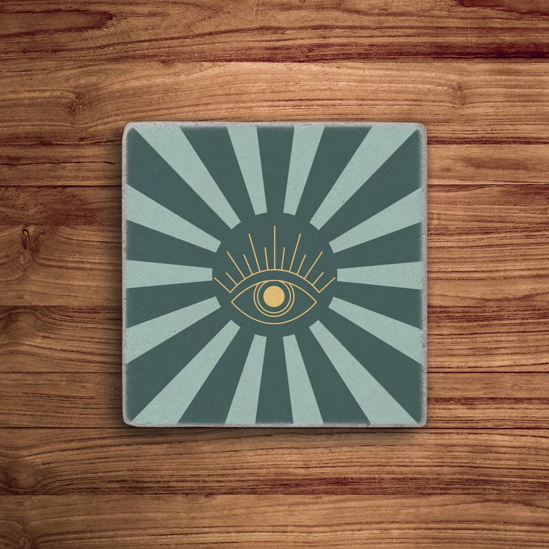 BaumAtelierDesign Hamsa Hand Coasters - Thumbnail 5