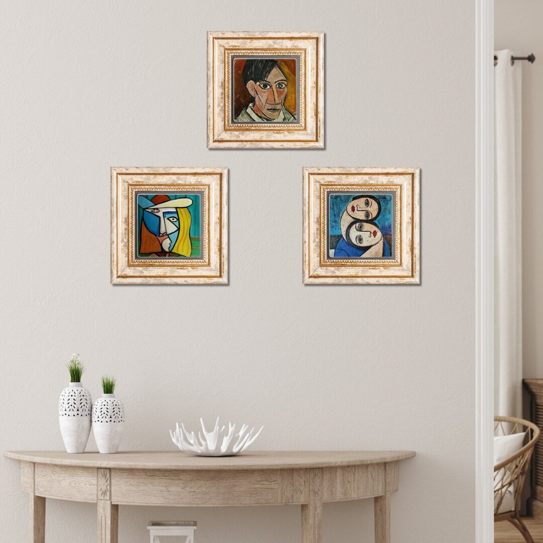 Pablo Picasso Wall Art, Picasso Art Stone Wall Decor Set, Wall Hanging ...