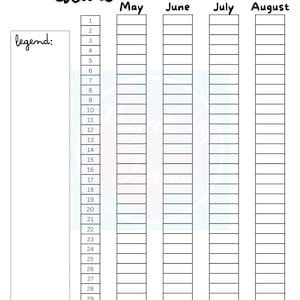 Karweikalender Canva-kalendersjabloon - 4 maanden per keer, eenvoudige directe download, huishoudelijke taken bijhouden voor volwassenen, taaktracker, manager
