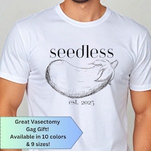 Camiseta engraçada de vasectomia, humor de abstinência, camiseta hilária sem bebês, camiseta de piada para evitar bebês, camiseta unissex espirituosa, presente recortado, tesoura