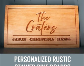 Personalized wooden sign