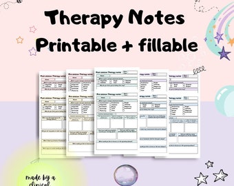 Therapy progress notes templates therapy questions notes therapy teens cards therapy objective bundle therapy tools therapy cheat sheet