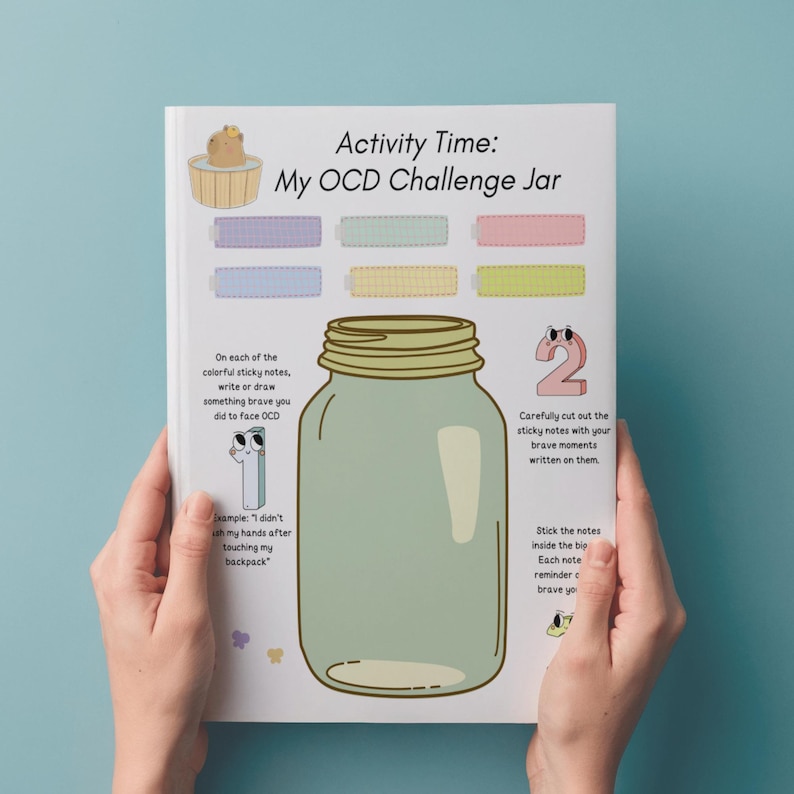 ERP for OCD Kids Worksheets, Exposure and Response Prevention Therapy ...