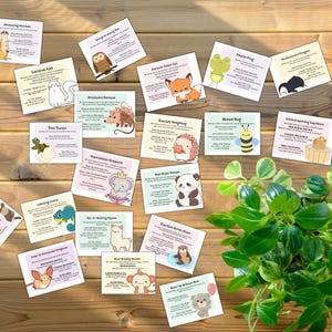Cognitive distortion cards for kids CBT cards activities cognitive distortion reframe bugs cognitive distortion worksheet tools CBT cards
