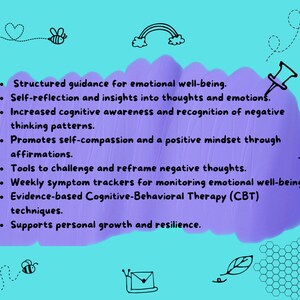 Depression Workbook Brain and Depression Handout Cards Depression ...