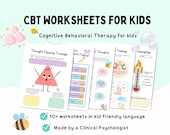 CBT for kids, CBT worksheets for kids, cognitive behavioral therapy for kids, CBT therapy, cbt games for kids, cbt resources, cbt adhd