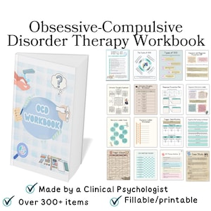 OCD worksheets, OCD workbook, ERP exposure and response prevention, ocd journal, ocd kids, Obsessive compulsive disorder, ocd treatment