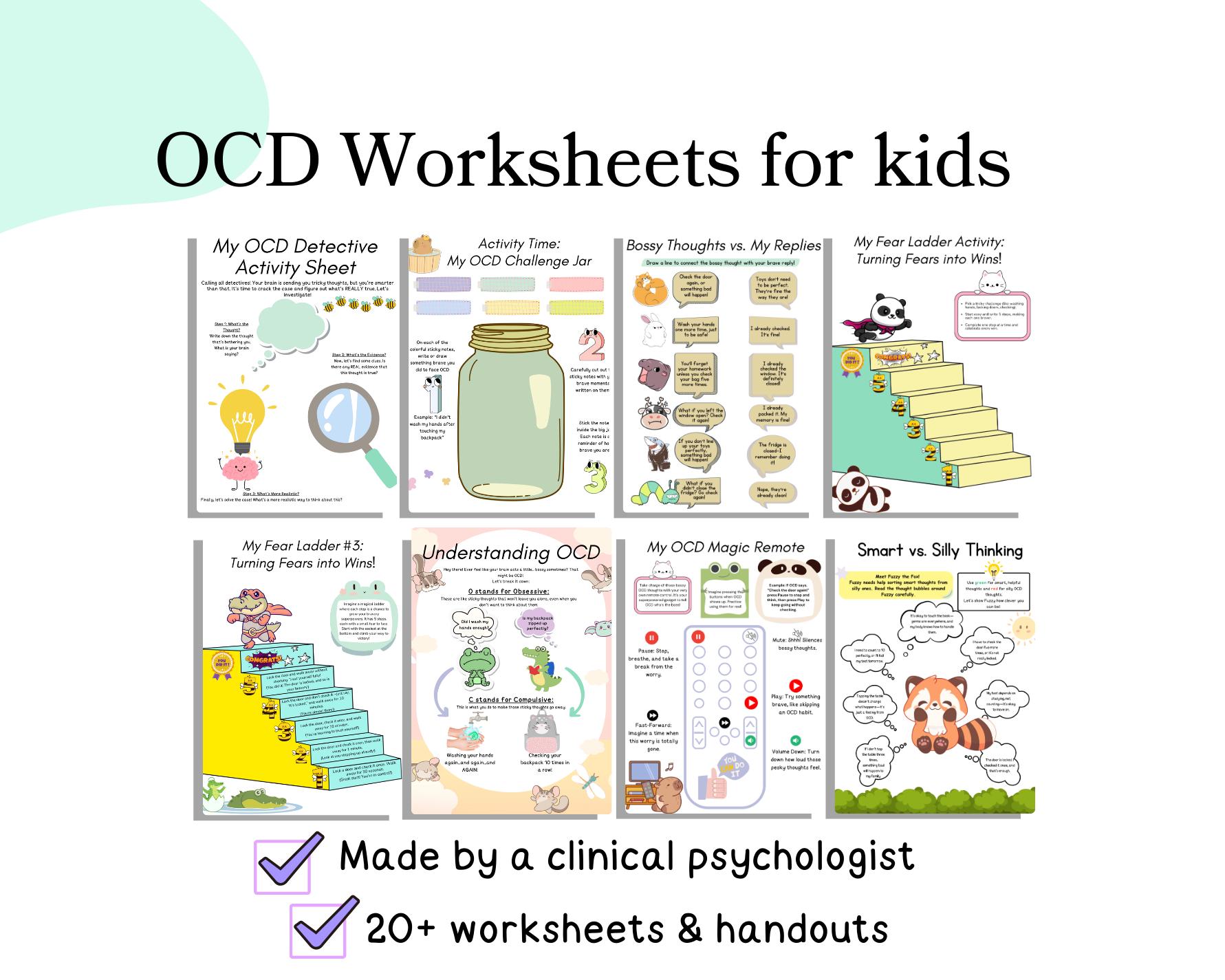 ocd-worksheets-for-kids-erp-for-kids-ocd-exposure-therapy-for-kids-ocd-for-kids-ocd-games-ocd-workbook-ocd-worksheets-for-teens-etsy for Free Printable Printable Ocd Worksheets OCD Worksheets for Kids, ERP for Kids Ocd Exposure Therapy for Kids, Ocd for Kids, Ocd Games, Ocd Workbook, Ocd Worksheets for Teens - Etsy for Free Printable Printable Ocd Worksheets