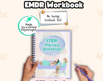 Complete EMDR Therapy Workbook: Scripts, Worksheets, Therapy questions, Case study, Handouts, Flashcards, EMDR tools