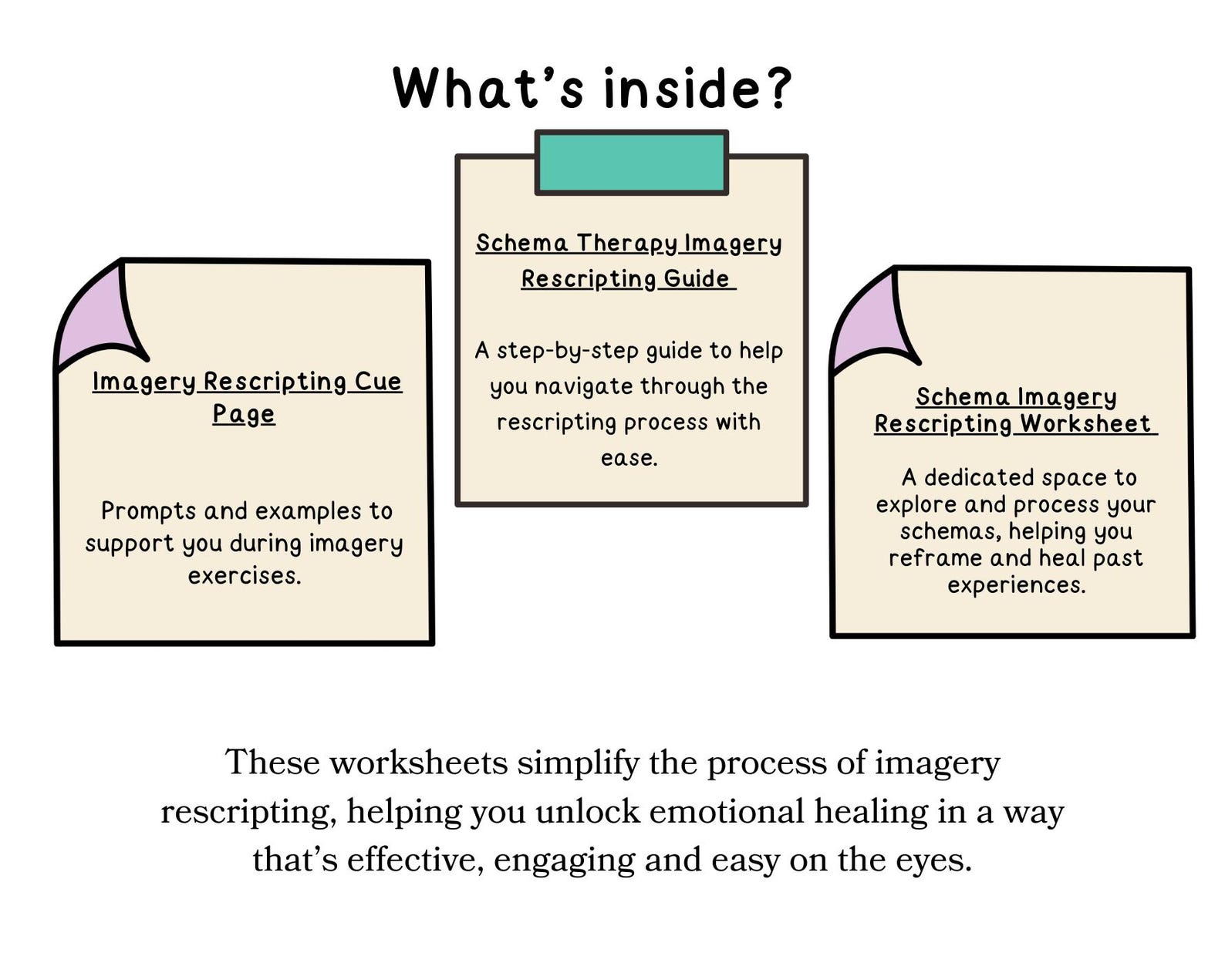 Schema Therapy Worksheets, Schema Imagery Rescripting Worksheets ...