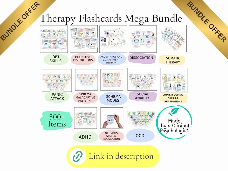 OCD coping cards, OCD flashcards for kids obsessive compulsive disorder OCD therapy games bundle ocd worksheets for teens erp worksheets ocd image 10