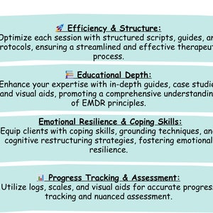 EMDR Workbook, EMDR therapy worksheets EMDR therapist templates emdr scripts handouts emdr treatment planning image 9