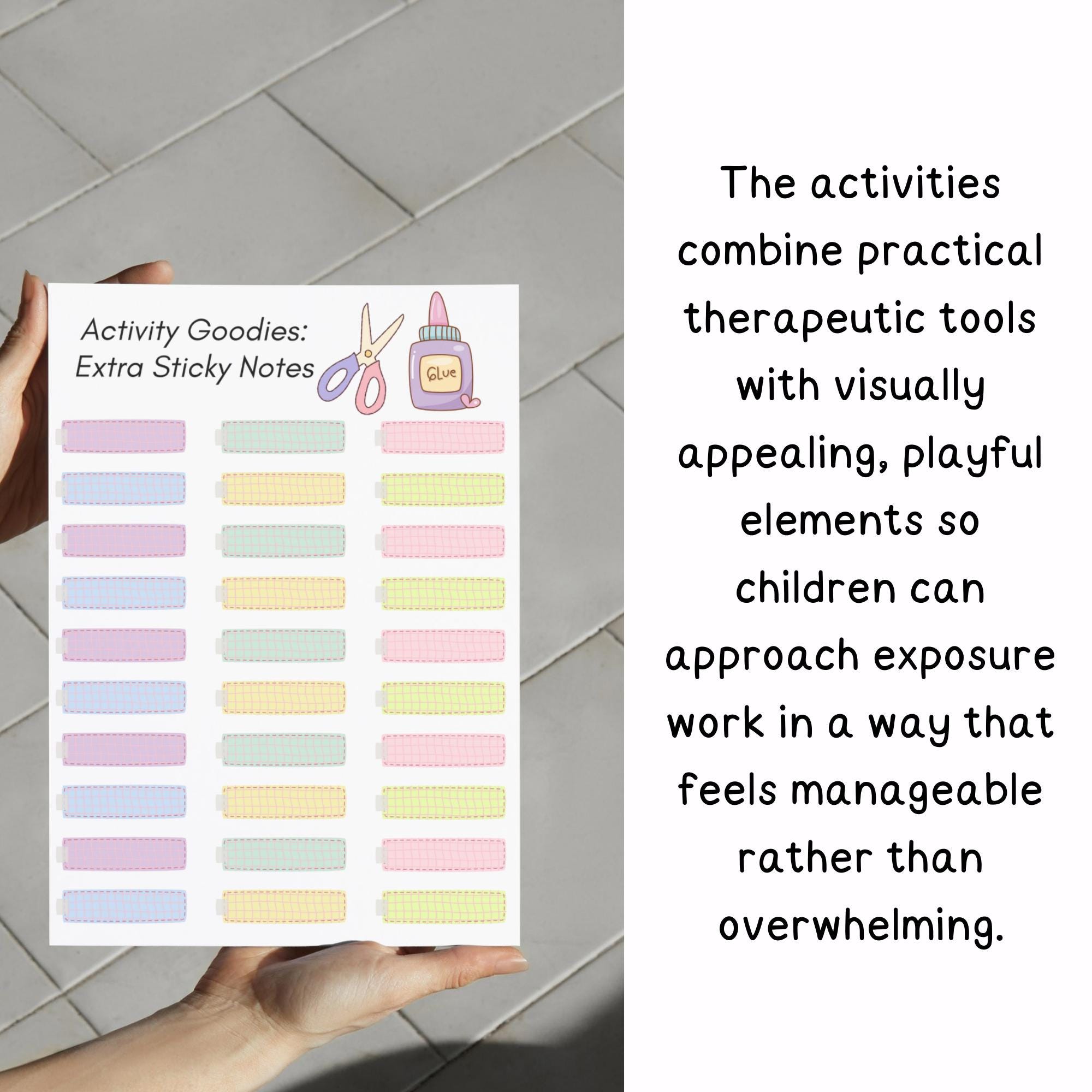 ERP for OCD Kids Worksheets, Exposure and Response Prevention Therapy ...