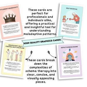 Schema Maladaptive Patterns Flashcards, Schema Therapy Cards, Schema ...