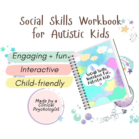Autism Social Skills Workbook: Fun Activities for Kids