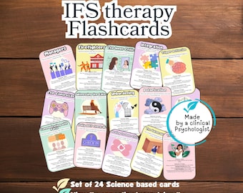 IFS cards, IFS therapy flashcards, IFS parts mapping, Internal Family Systems Therapy cards, ifs resources
