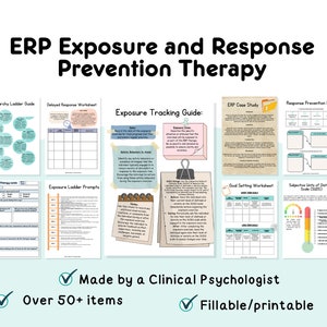 ERP worksheets exposure and response prevention therapy