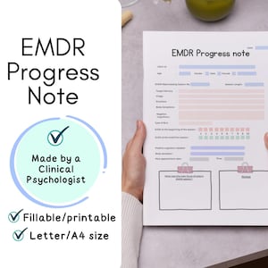 EMDR Progress notes, EMDR therapy, EMDR resources, emdr tools, Eye movement desensitization and reprocessing, emdr resourcing, emdr notes