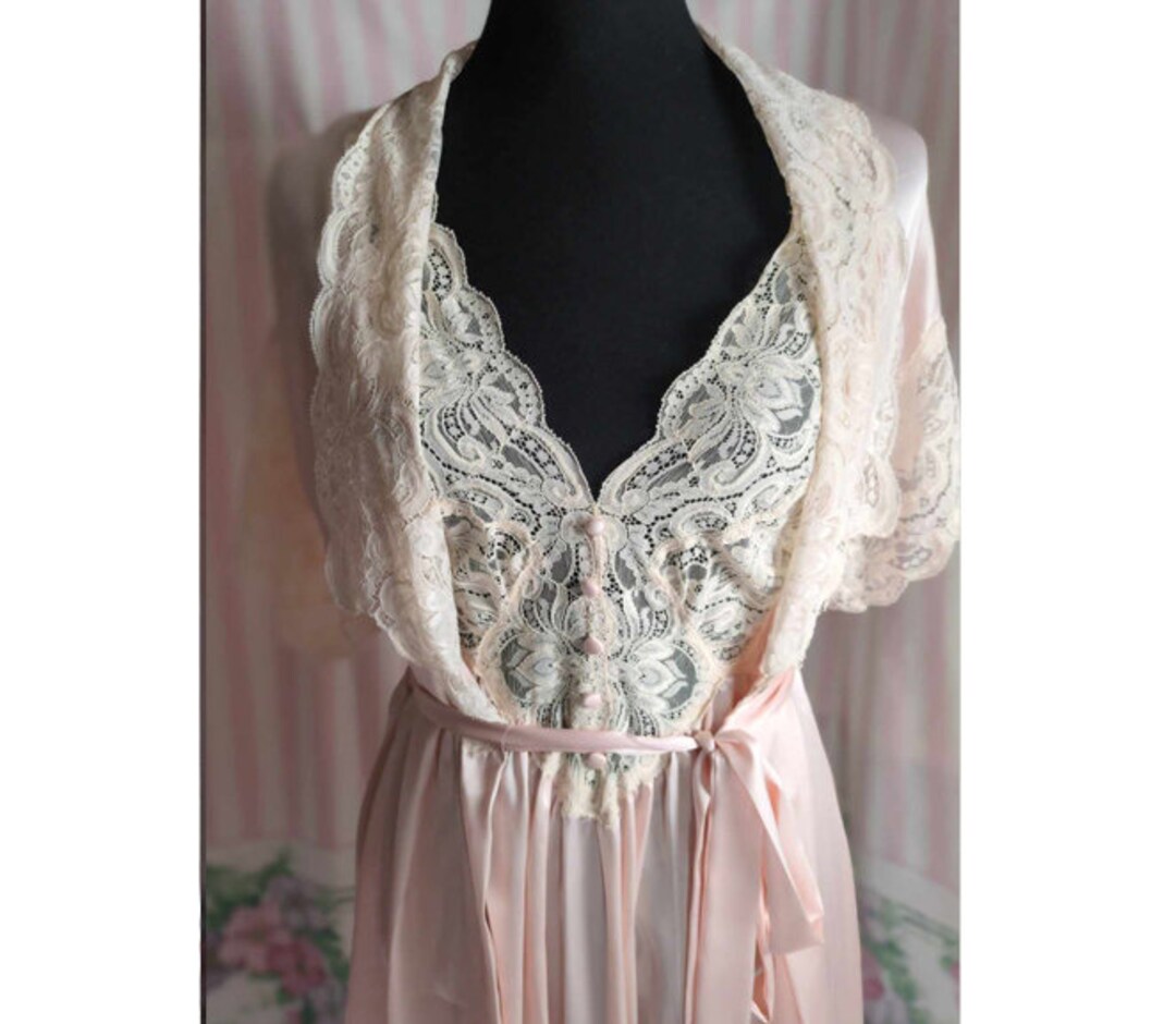Olga Vintage Nightgown & Matching Robe Victorian Style - Etsy
