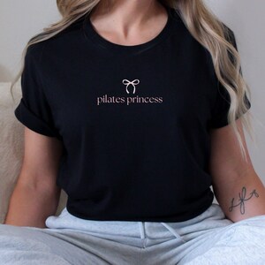 Pilates Princess Shirt, Mom Pilates Shirt, Cute Pilates Tee, Fun Pilates TShirt, Pilates Instructor Shirt, Work Out Top, Princess Shirt