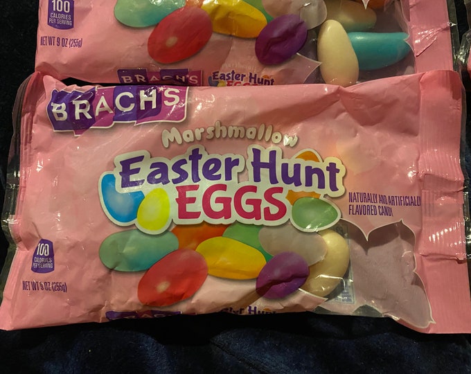 1 Bag of Brachs Marshmallow Easter Hunt Eggs DISCONTINUED PRODUCT Etsy
