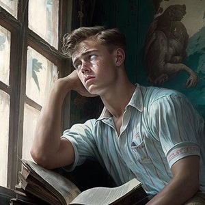 Idealist teenager of the 1950s