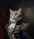 Regal Pet Portrait,Commender Pet Portrait,King Pet Portrait, Custom Dog Portrait, Royal Cat Portrait, Royal Pet Portrait,Pet Portrait Custom