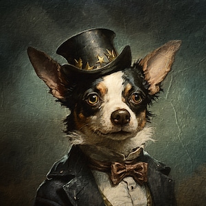 Personalisiertes Tierporträt im Renaissance-Stil