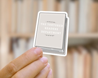 Tortured Readers Department Bookish Sticker