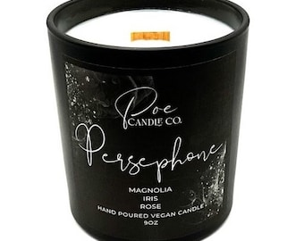 Persephone Candle - Greek Mythology Inspired - Coconut Soy Vegan