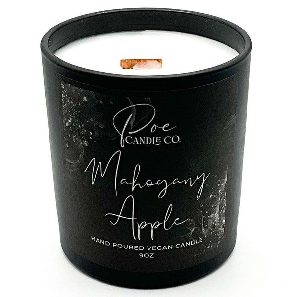 Mahogany Apple Candle - Luxury Collection - Coconut Soy Vegan