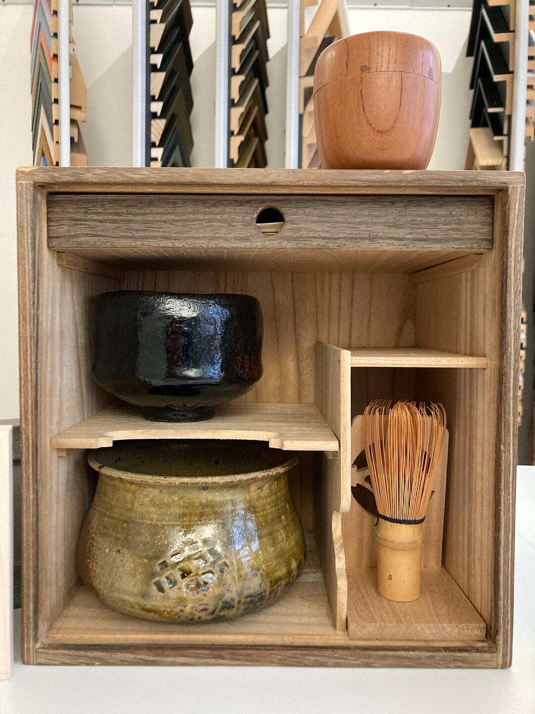 Japanese Tea Box Complete With Bowls and Tea Caddy Etsy