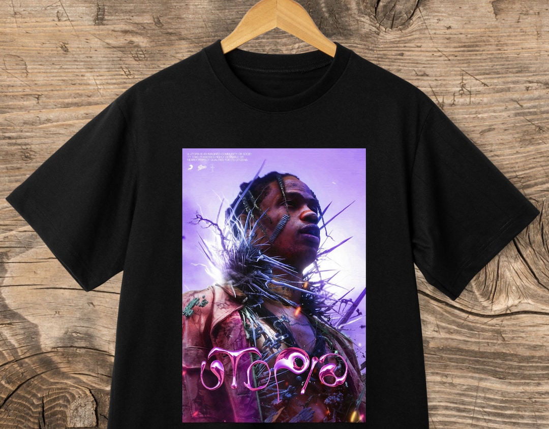 Travis Scott Utopia Shirt UTOPIA New Album Look Mom I Can - Etsy