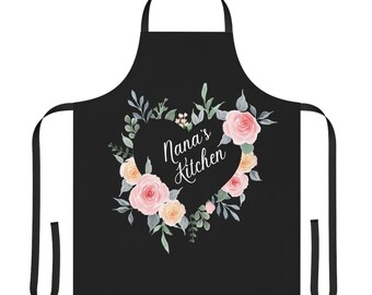 Nana's Kitchen Apron, Baking Apron, Gift for Her, Cute Baker Apron, Birthday Gift, Baker Gift