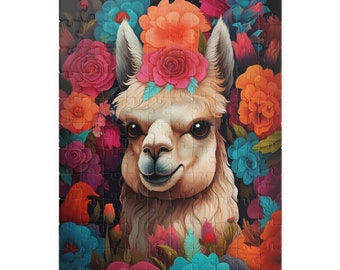 Alpaca Jigsaw Puzzle, 1000 Pieces Puzzle, Adults Puzzle, Unique Jigsaw, Family Puzzle, Brain Game
