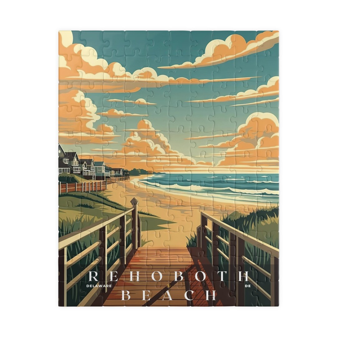 Rehoboth Beach Jigsaw Puzzle 1000 Pieces Puzzle Adults Etsy