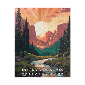 Rocky Mountain Nationalpark Puzzle, 1000 Teile Puzzle, Erwachsenenpuzzle, Einzigartiges Puzzle, Familienpuzzle, Denkspiel Bild 7