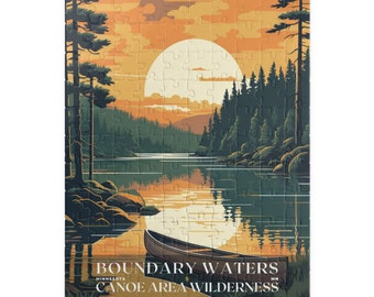 Boundary Waters Puzzle, 1000 Teile Puzzle, Erwachsene Puzzle, Einzigartiges Puzzle, Familienpuzzle, Denkspiel